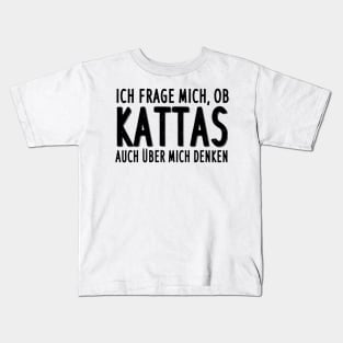 Katta Liebhaber Mädchen Spruch Tiermotiv Fan Kids T-Shirt